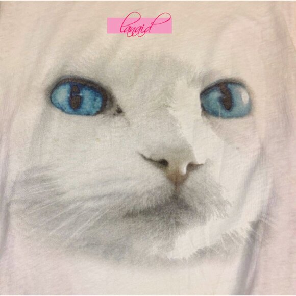 Wildfox Digital Cat Daisy Dress Baby Open Cut-Out Draped Back Backless A-Line S - Picture 8 of 16